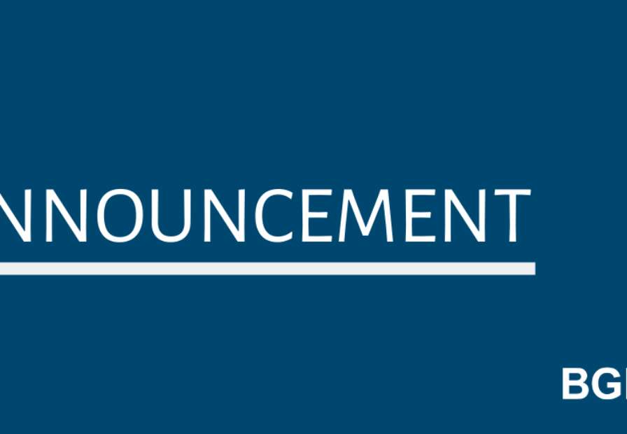 ANNOUNCEMENT